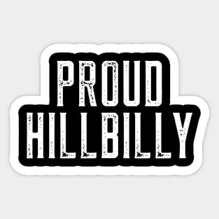 Proud Hillbilly Sticker